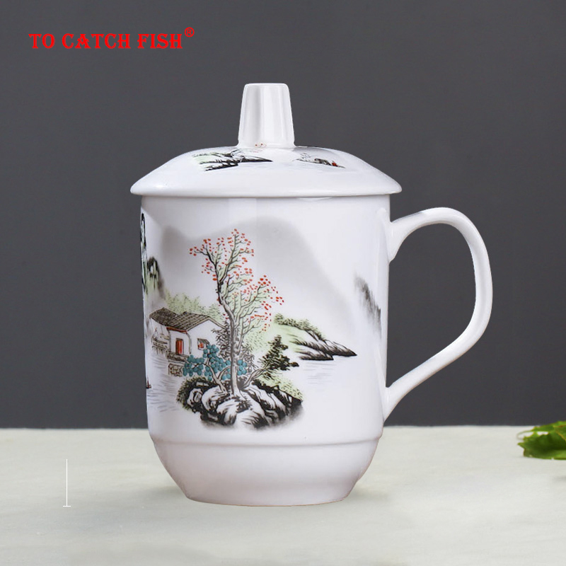 Lemon Tea Coffee - Chinese Stijl Keramische Cup, Persoonlijkheid Retro