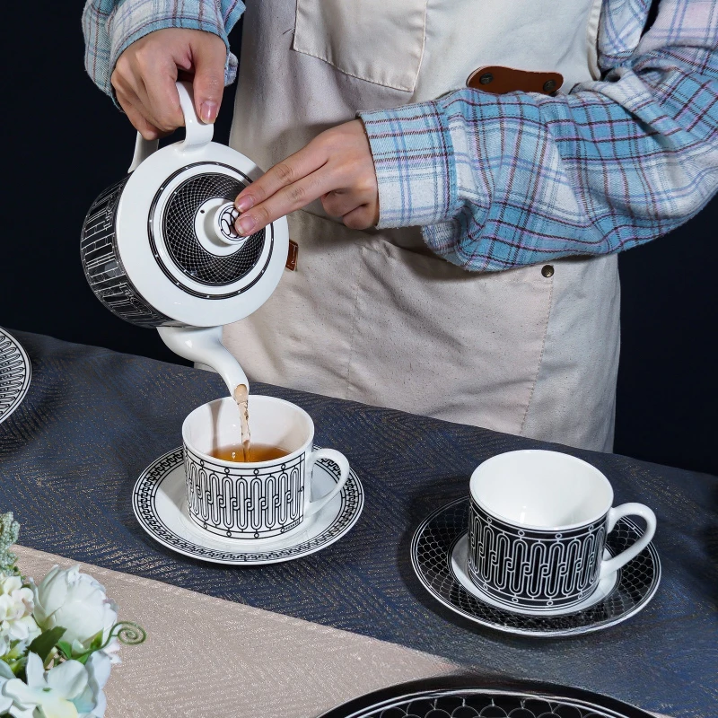 Xbloom Coffee Tea - Eenvoudig theeservies in Europese stijl, keramische