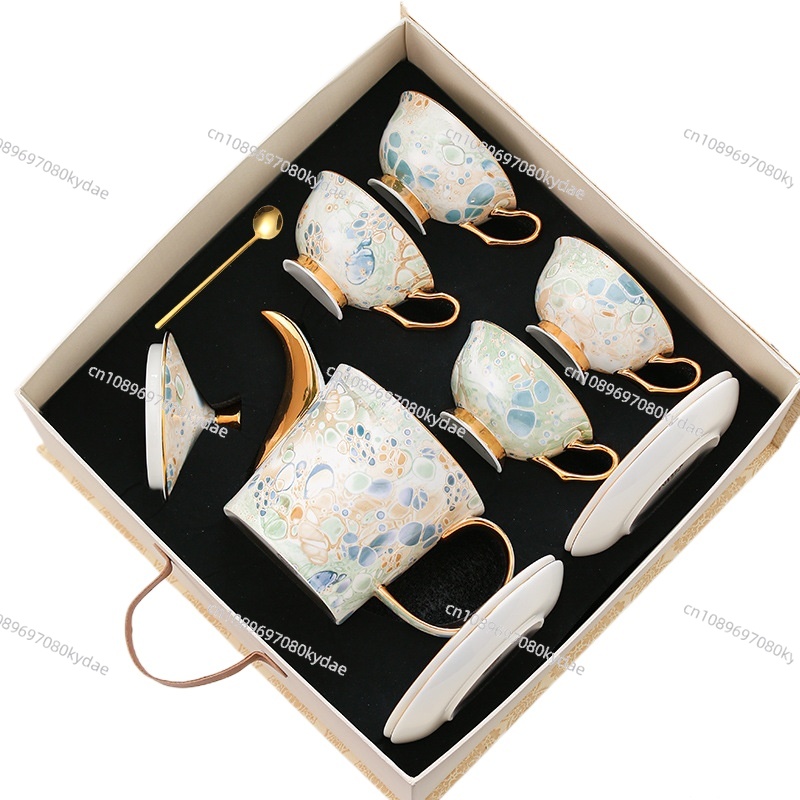 Coffee Tea Gift - Koffiekopje keramiek waterkoker bloem theepot kopje
