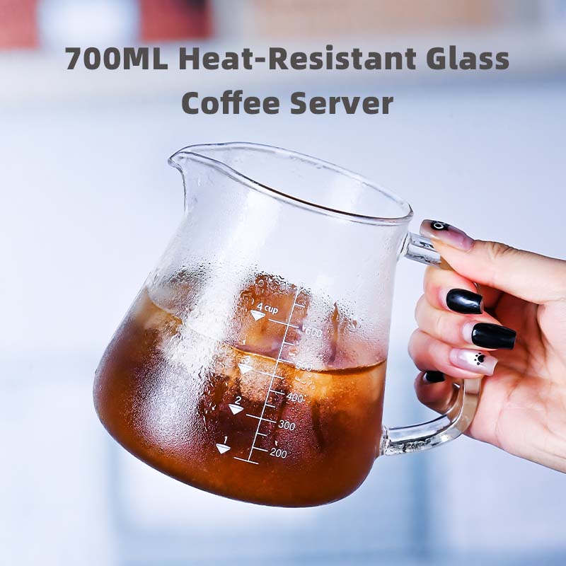 Xbloom Coffee Tea - Nieuwe hoge borosilicaatglas van 700 ml,