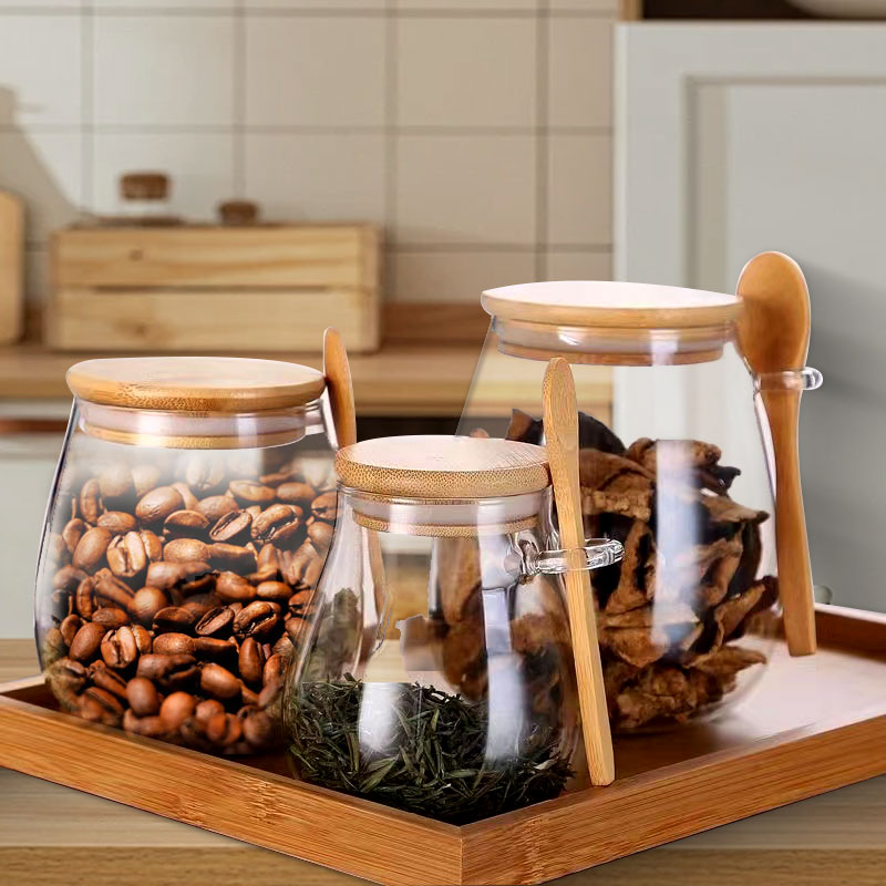 34Oz Verzegelde Glazen Pot Met - Coffee Tea Sugar Container Set recensie en prijs
