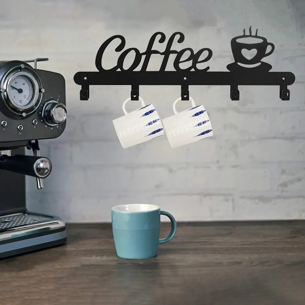 Metalen wandgemonteerde koffie - Coffee Tea Holder recensie en prijs