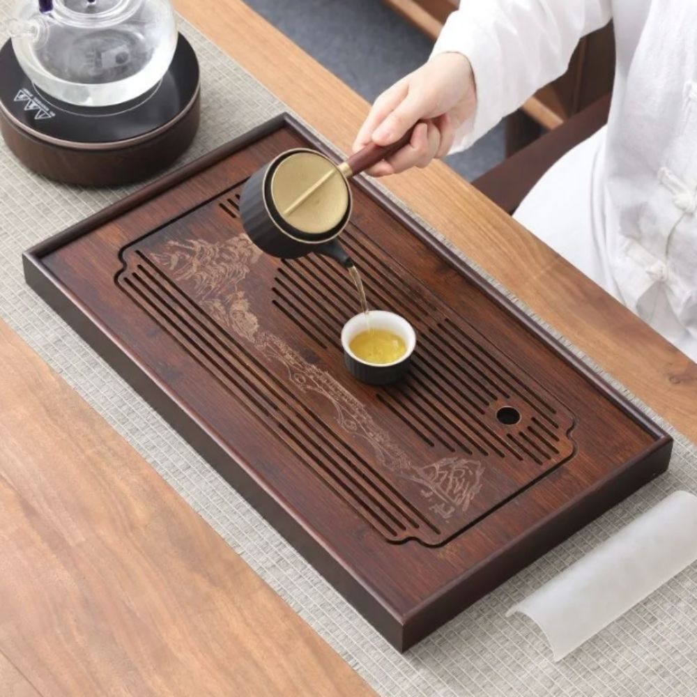 Bamboe Chinese Kungfu Theeblad - Bamboo Tea Tray recensie en prijs