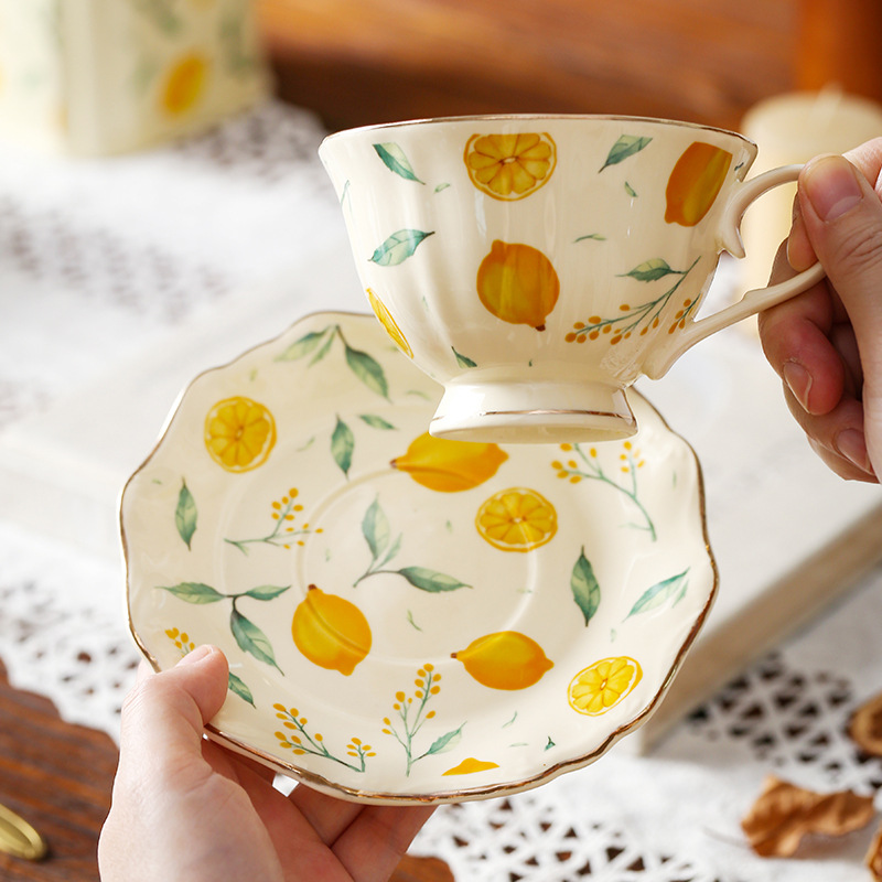 Keramische koffiekop en -schot - Lemon Tea Coffee recensie en prijs