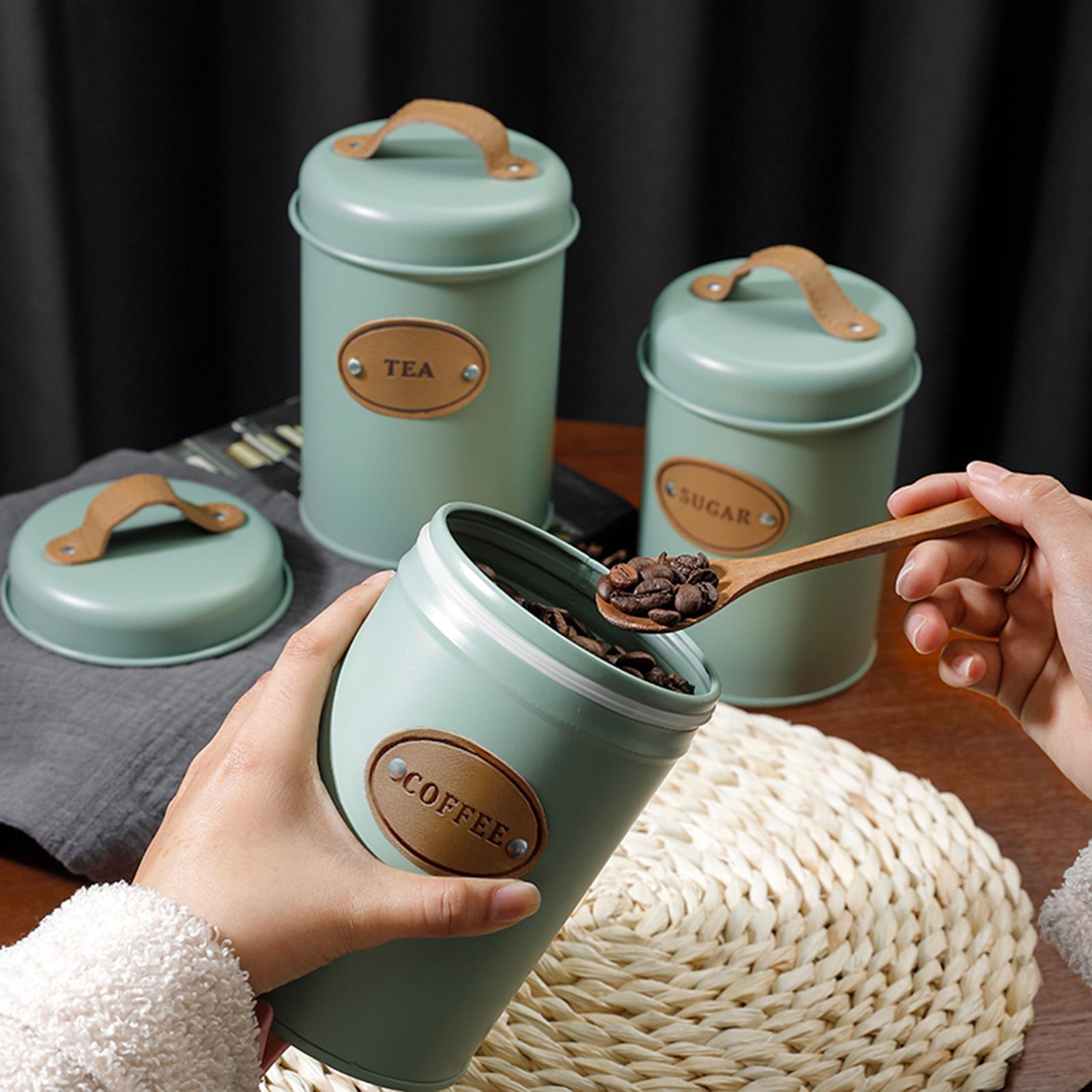 3-delige multifunctionele keuk - Coffee Tea Sugar Container Set recensie en prijs