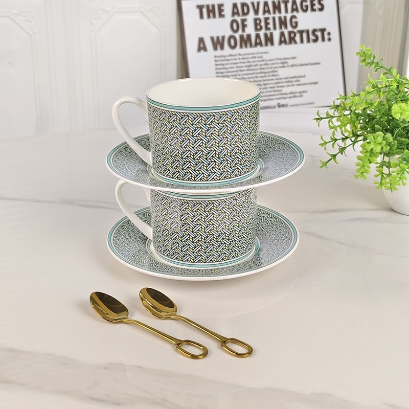 Europese Bone China Koffiekopj - Coffee Tea English recensie en prijs