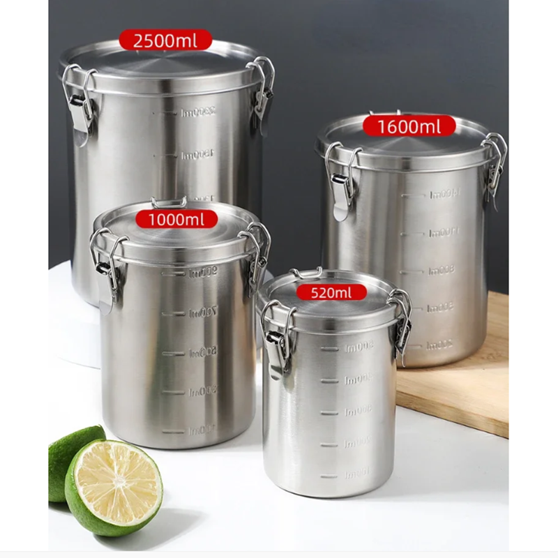 Luchtdichte roestvrijstalen ko - Coffee Tea Sugar Container Set recensie en prijs