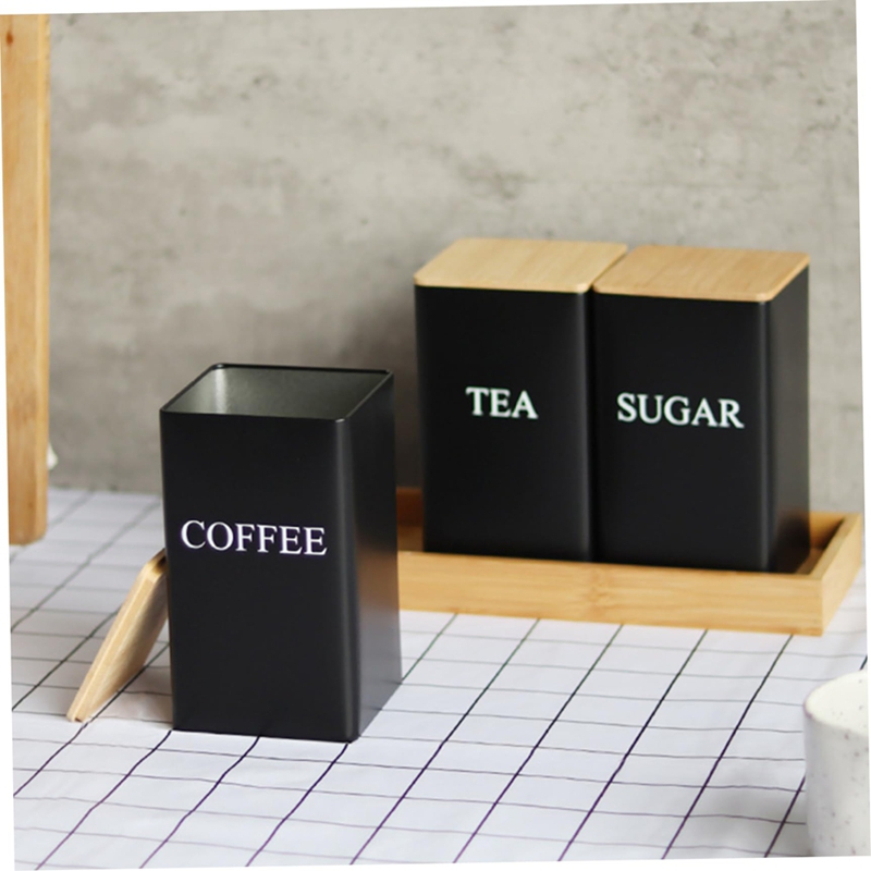 3-delige set thee-, koffie- en - Coffee Tea Sugar Container Set recensie en prijs