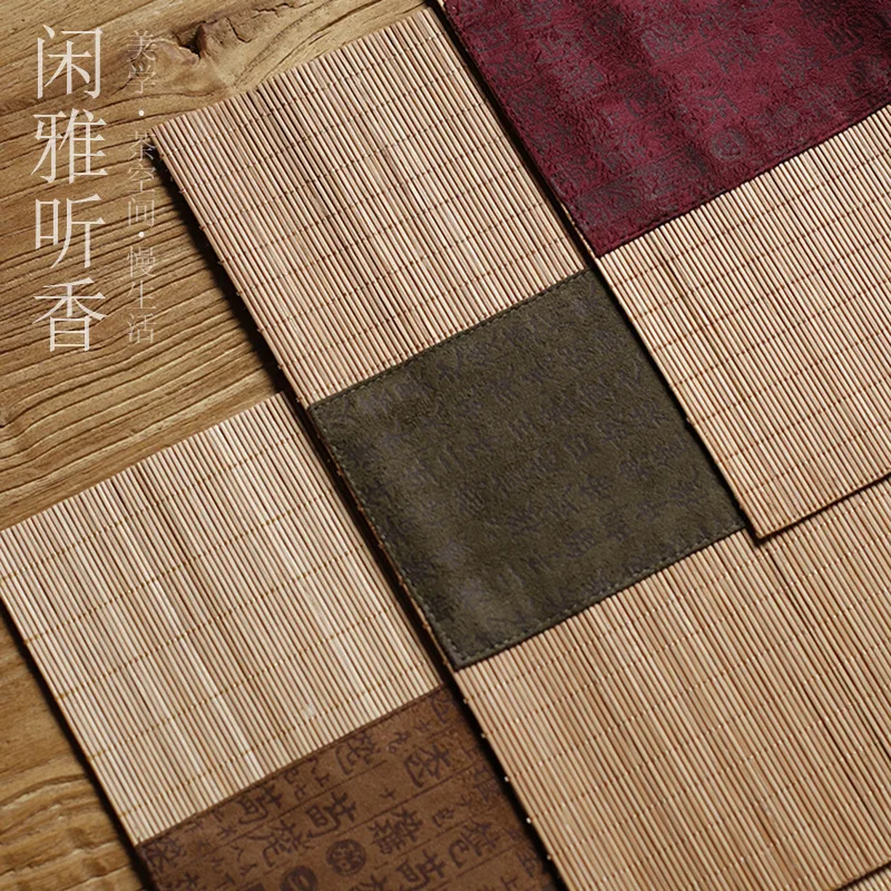 Bamboe theemat van stof, linne - Bamboo Tea Tray recensie en prijs