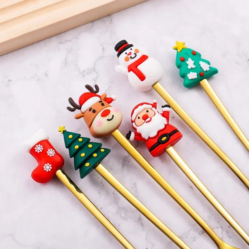 Roestvrijstalen Kerstbestekset - Tea Coffee Utensils recensie en prijs