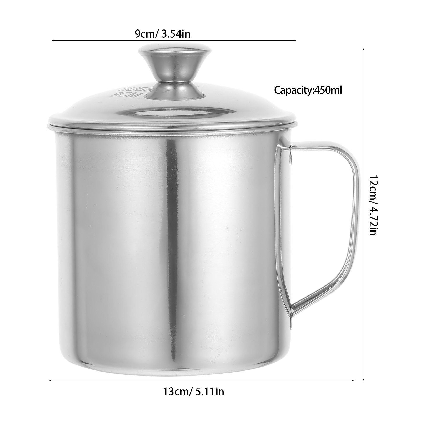 Roestvrijstalen beker met deks - Coffee Tea Cups recensie en prijs