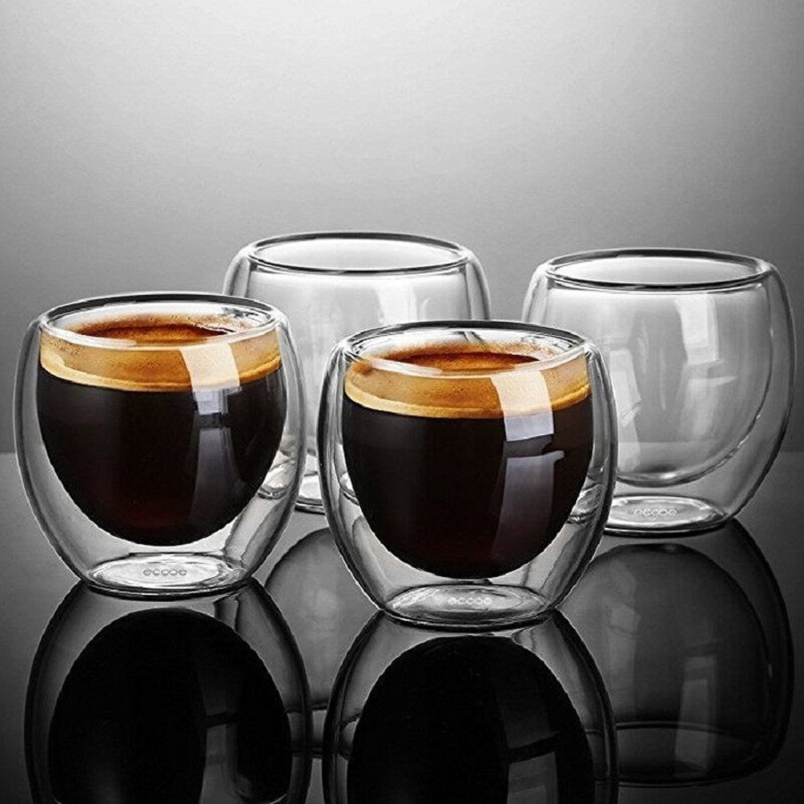 Dubbelwandige glazen koffiemok - Xbloom Coffee Tea recensie en prijs