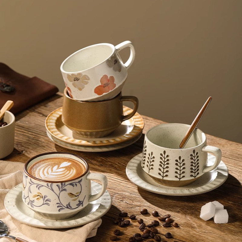 Retro keramische beker grof aa - Xbloom Coffee Tea recensie en prijs