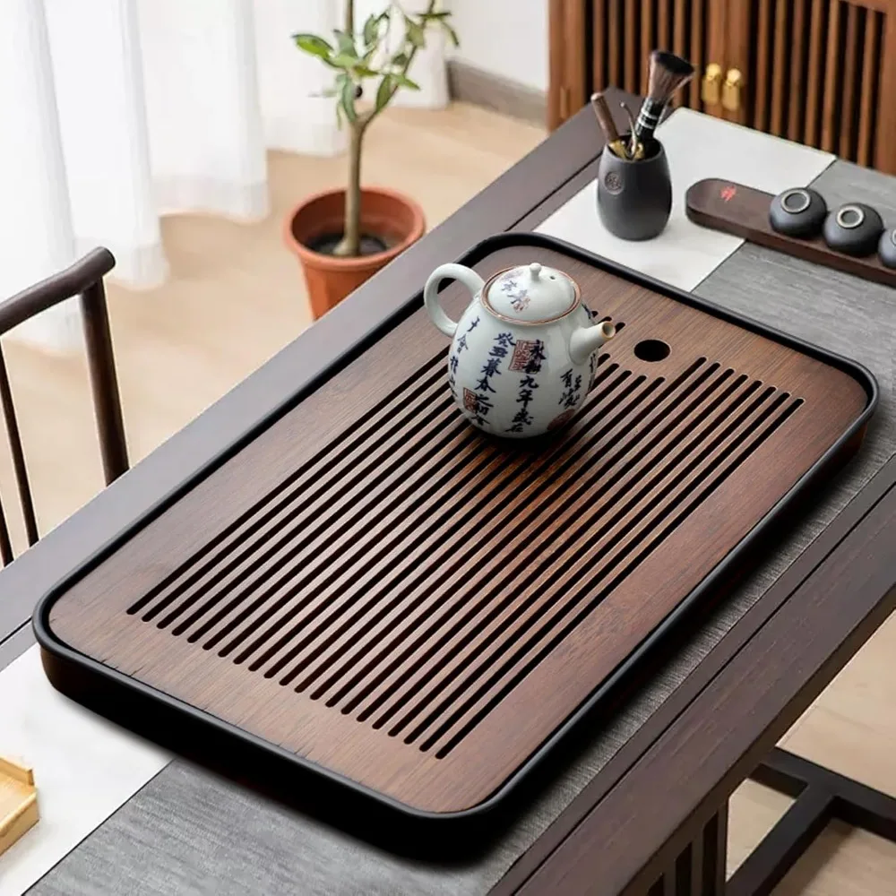 1-delig Bamboe Theetafel Huish - Bamboo Tea Tray recensie en prijs