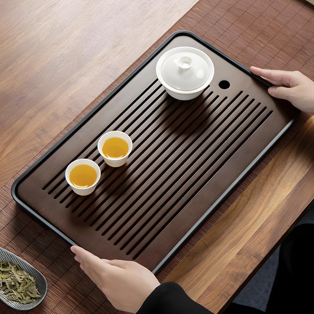 1-delig Bamboe Theetafel Huish - Bamboo Tea Tray recensie en prijs