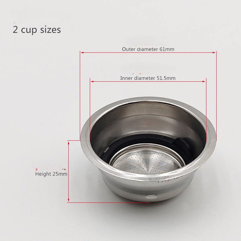 51 mm poreus filter onder druk - Coffee And Tea Filter recensie en prijs