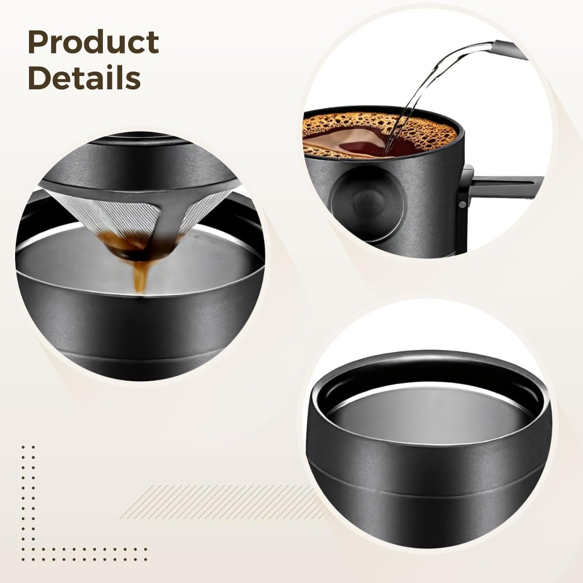 Roestvrijstalen koffiemok 350/ - Xbloom Coffee Tea recensie en prijs