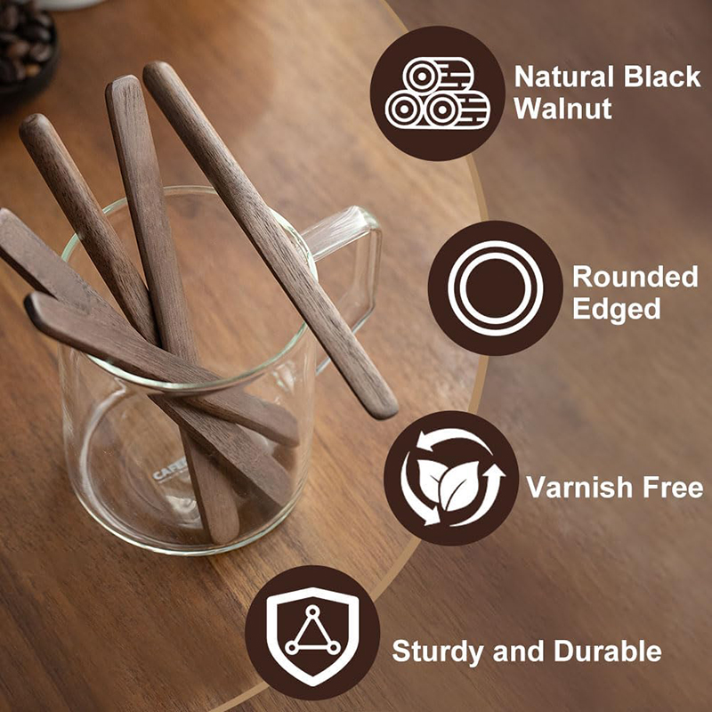 4 stuks roerstaafjes van zwart - Coffee Jelly Tea recensie en prijs