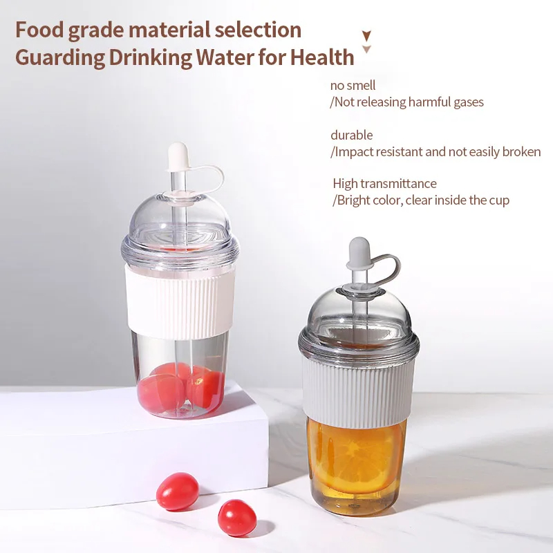 1pc 430ml Draagbare Flip Strob - Coffee Jelly Tea recensie en prijs