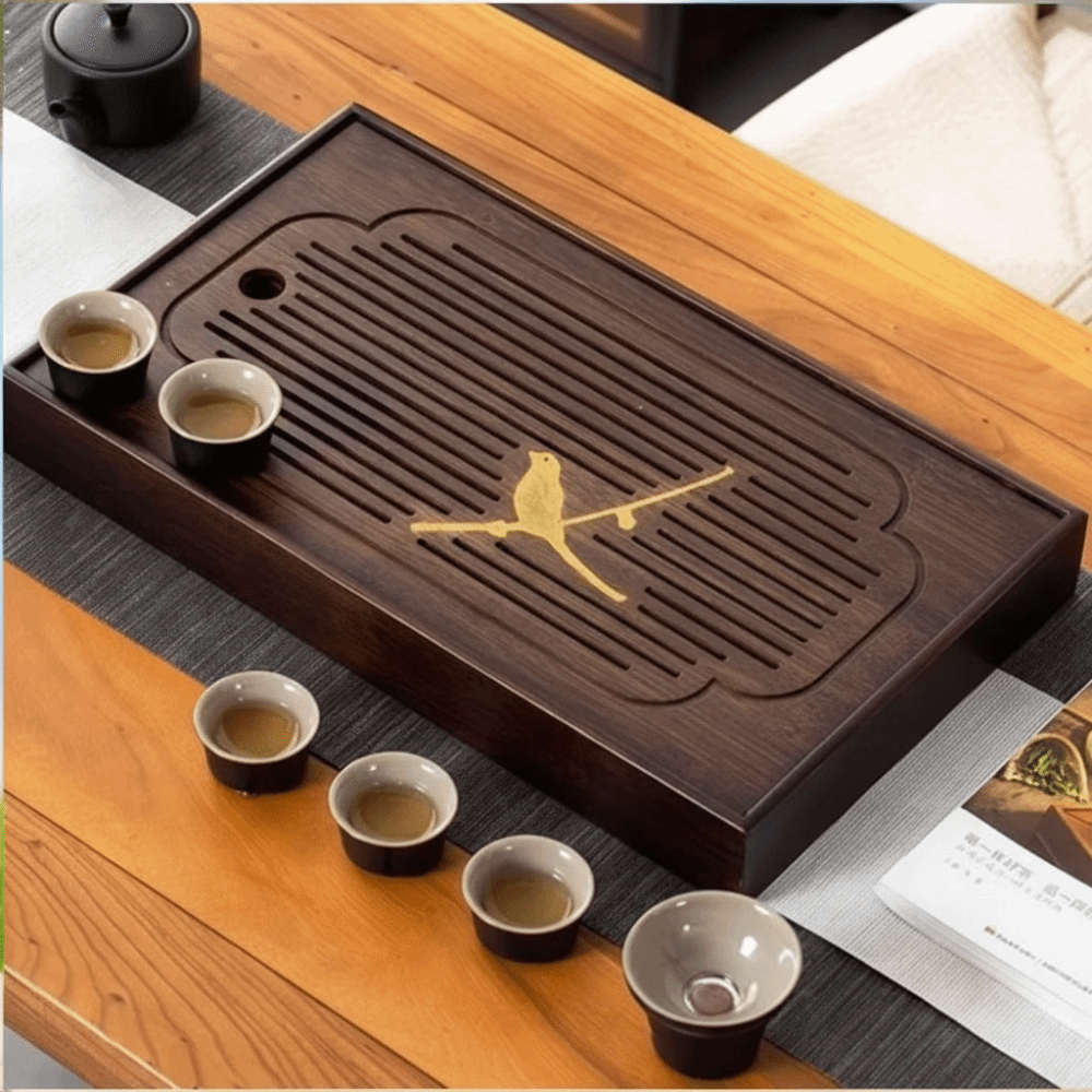 Klein formaat natuurlijke bamb - Bamboo Tea Tray recensie en prijs