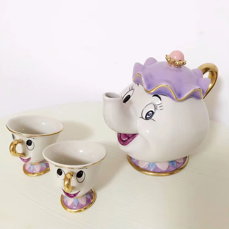 Cartoon theeservies, theepot,  - Coffee Tea Hong Kong recensie en prijs