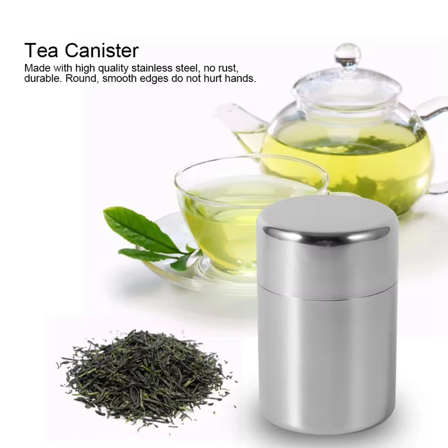 Roestvrijstalen theebladblikke - Coffee Tea Sugar Container Set recensie en prijs