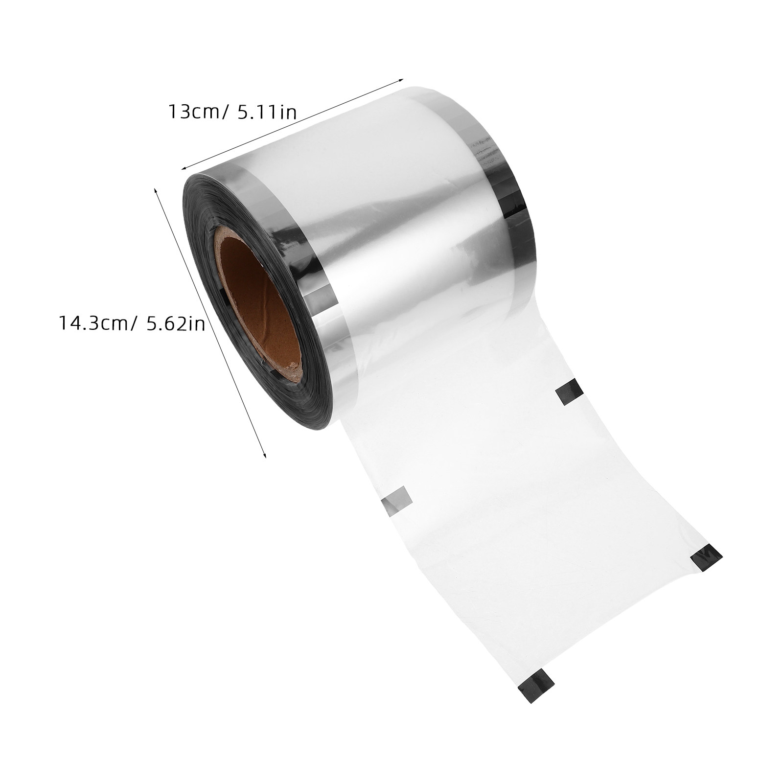 1 rol doorzichtige plastic fol - Coffee Tea Cups recensie en prijs