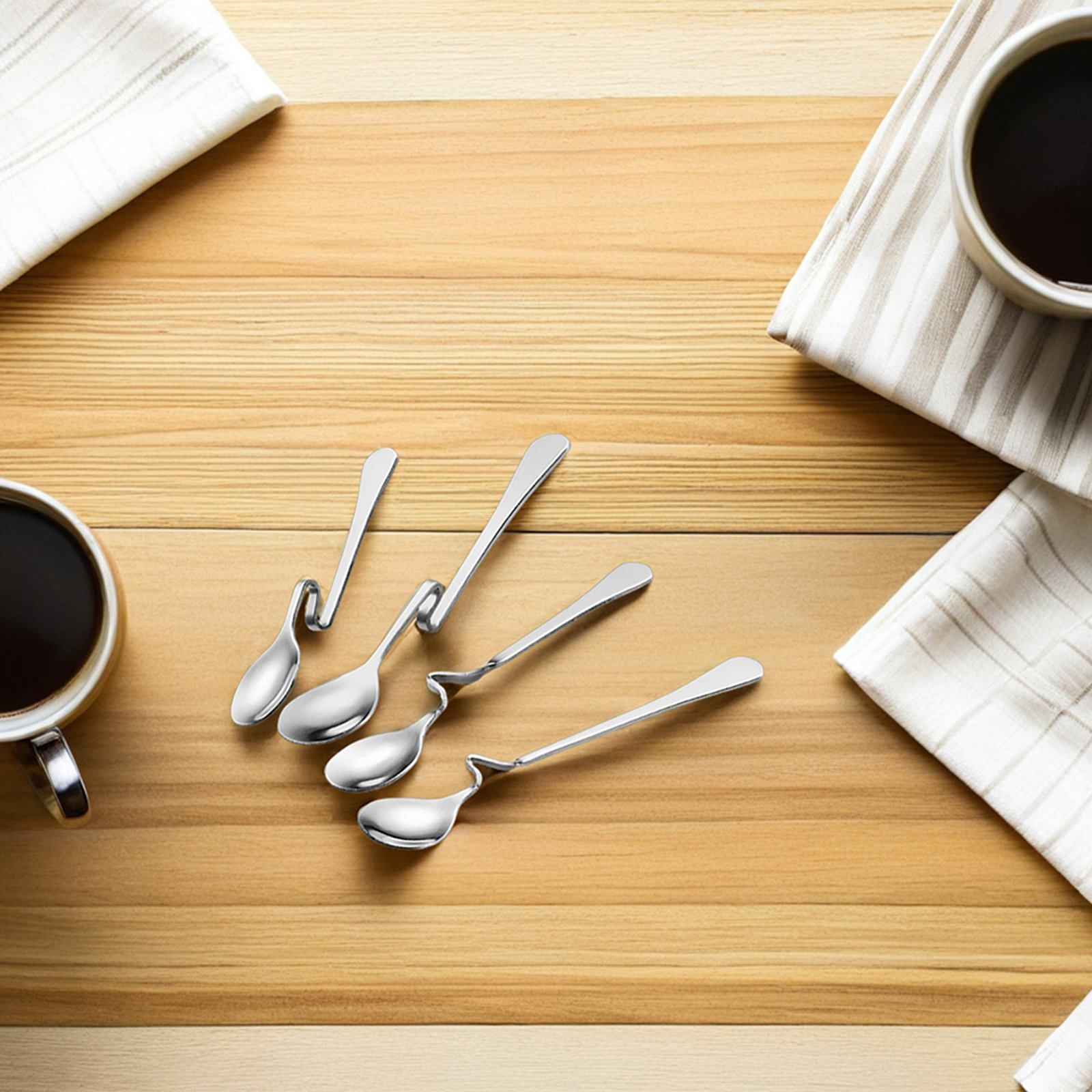 8 stuks roestvrijstalen koffie - Tea Coffee Utensils recensie en prijs