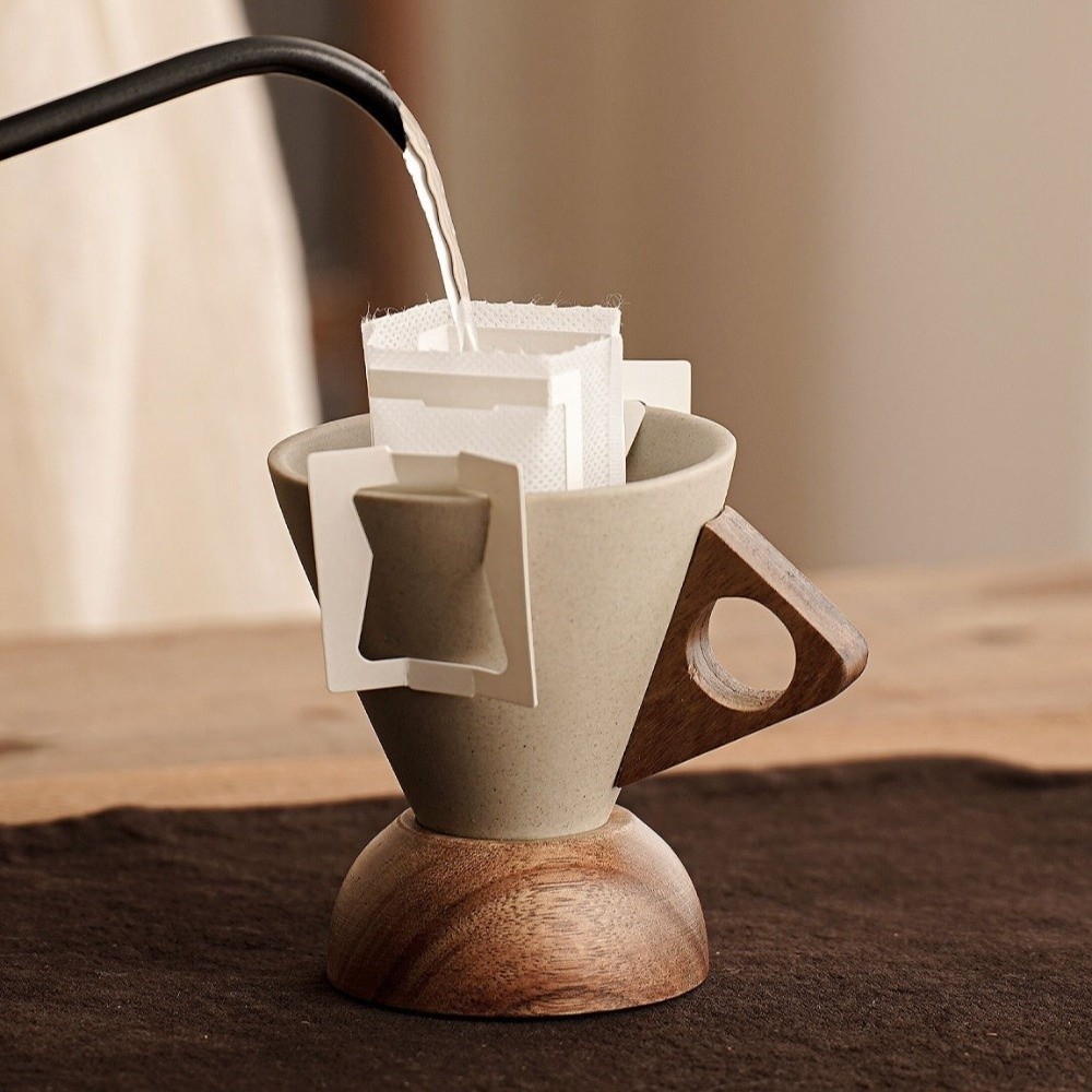Ruwe keramische driehoekige co - Xbloom Coffee Tea recensie en prijs