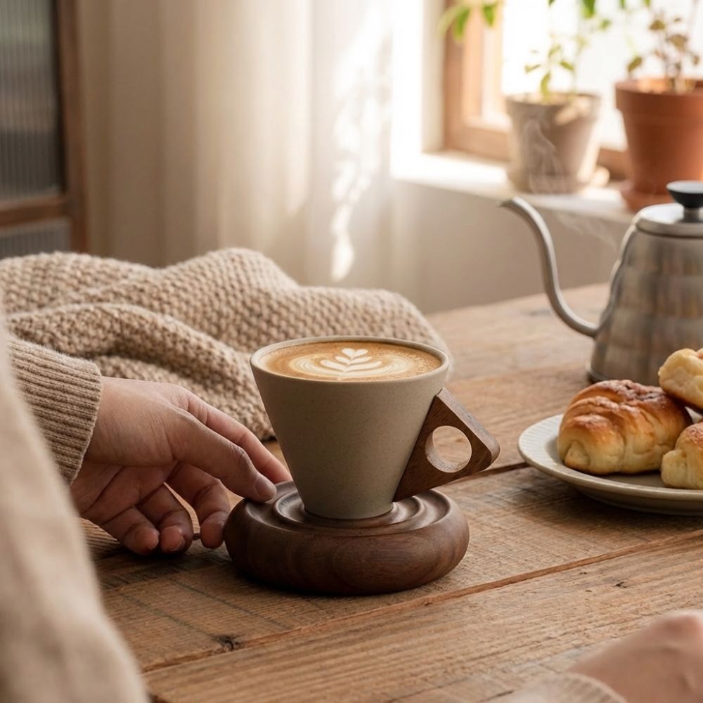 Ruwe keramische driehoekige co - Xbloom Coffee Tea recensie en prijs