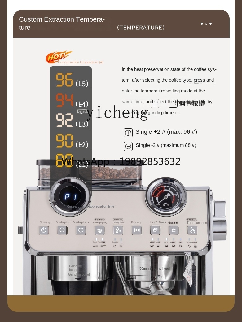 PYH Koffiemachine Kleine comme - Coffee Tea Espresso Machines recensie en prijs