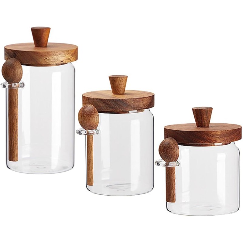 THIVN – set van glazen potten  - Coffee Tea Sugar Container Set recensie en prijs